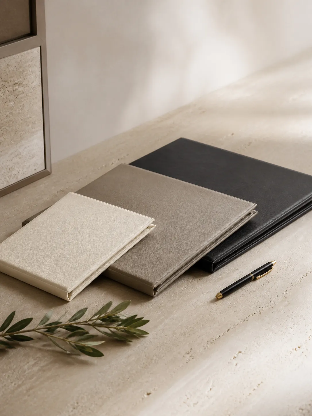 Graduated archival folios representing each stage of SMSF administration