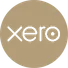 Xero logo in gold